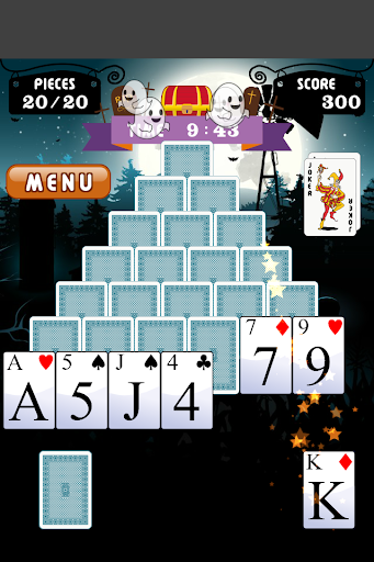 免費下載紙牌APP|Pyramid Solitaire on Halloween app開箱文|APP開箱王