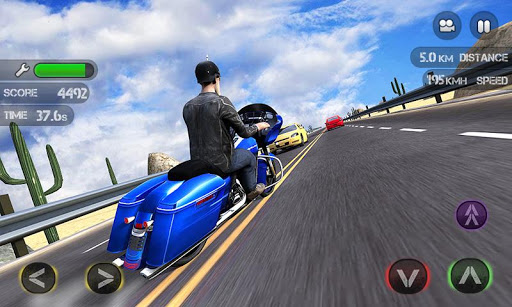 【免費賽車遊戲App】Race the Traffic Moto-APP點子