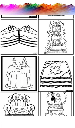 Cake Coloring