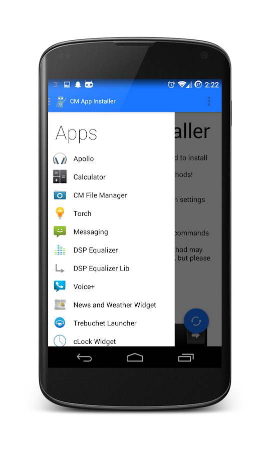 CM App Installer - screenshot