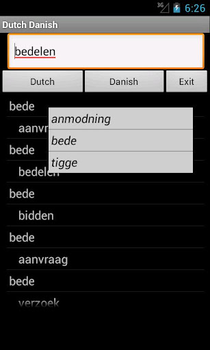 Dutch Danish Dictionary