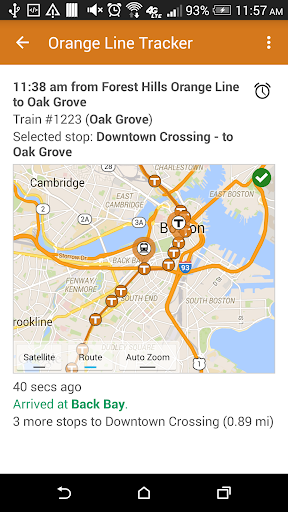 MBTA Orange Line Tracker