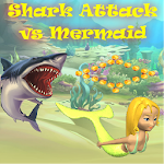 Cover Image of Télécharger Shark Attack vs Mermaid 1.0 APK