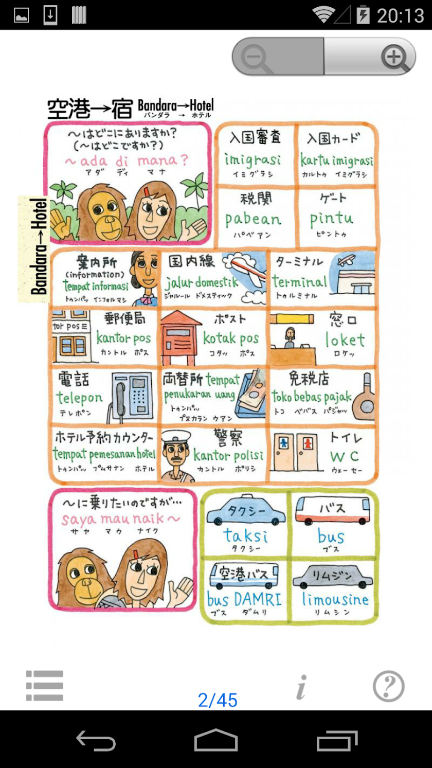 YUBISASHI Indonesia touch&amp;talk Screen 2