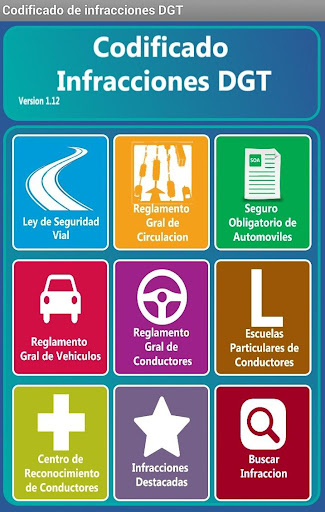 【免費生產應用App】Codificado infracciones DGT-APP點子