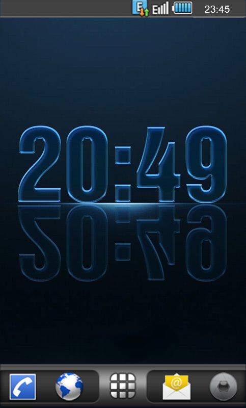 Android application Stylish Digital Clock LWP screenshort