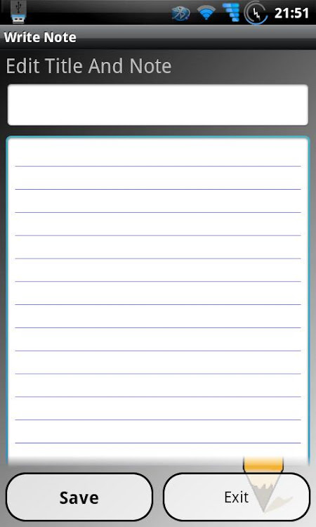 Note record. Note record