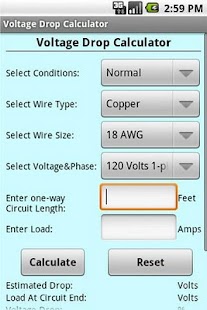 Lastest Voltage Drop Calculator APK for Android