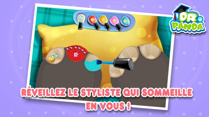 Android application Dr. Panda Beauty Salon screenshort