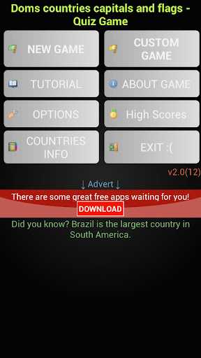 country capital flag quiz game