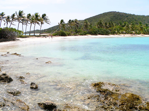 The beach at Mayreau, Grenada.