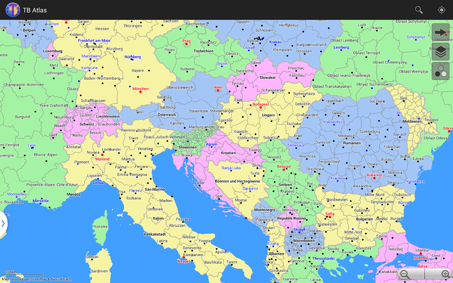 TB Atlas & Welt-Karte – Android-Apps auf Google Play