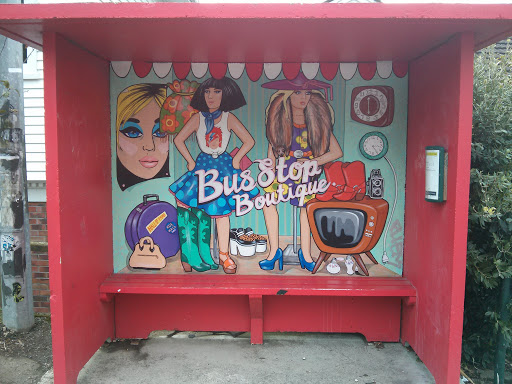 Bus Stop Boutique Mural