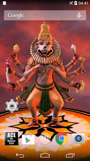 【免費個人化App】3D Narasimha Live Wallpaper-APP點子