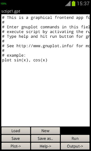 Mobile Gnuplot Viewer free