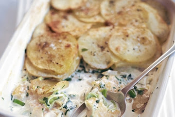 Creamy baked haddock & tatties