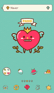 Lastest heart pang dodol theme APK for Android