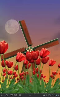 Tulip Windmill Live Wallpaper - screenshot thumbnail