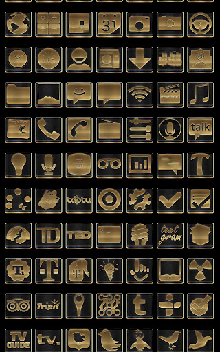 Icon Pack - Luxury Gold