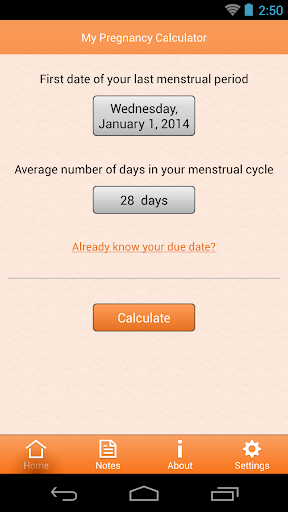 My Pregnancy Calculator