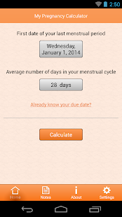 Free My Pregnancy Calculator APK