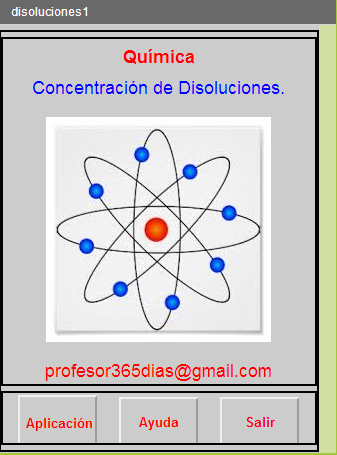 Química. Concentraciones.