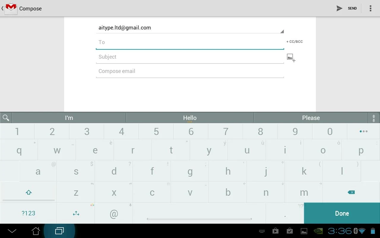 ai.type keyboard Free + Emoji- screenshot