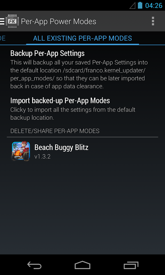 franco.Kernel updater - screenshot
