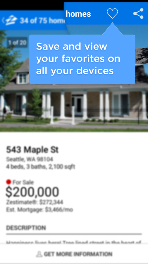 Zillow Real Estate & Rentals screenshot