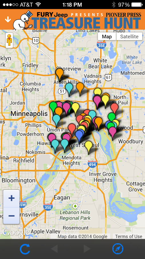 Pioneer Press Treasure Hunt Android Apps on Google Play