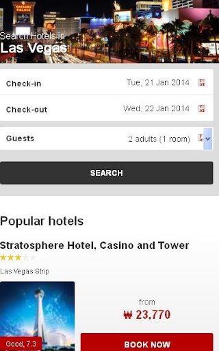 Las Vegas Hotel booking