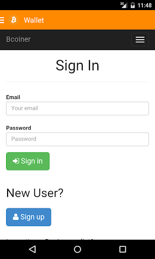 Bcoiner - Bitcoin Wallet