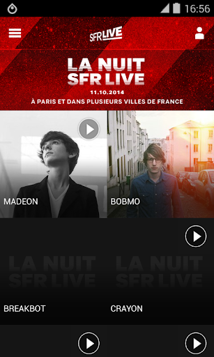 【免費音樂App】La Nuit SFR Live 2014-APP點子