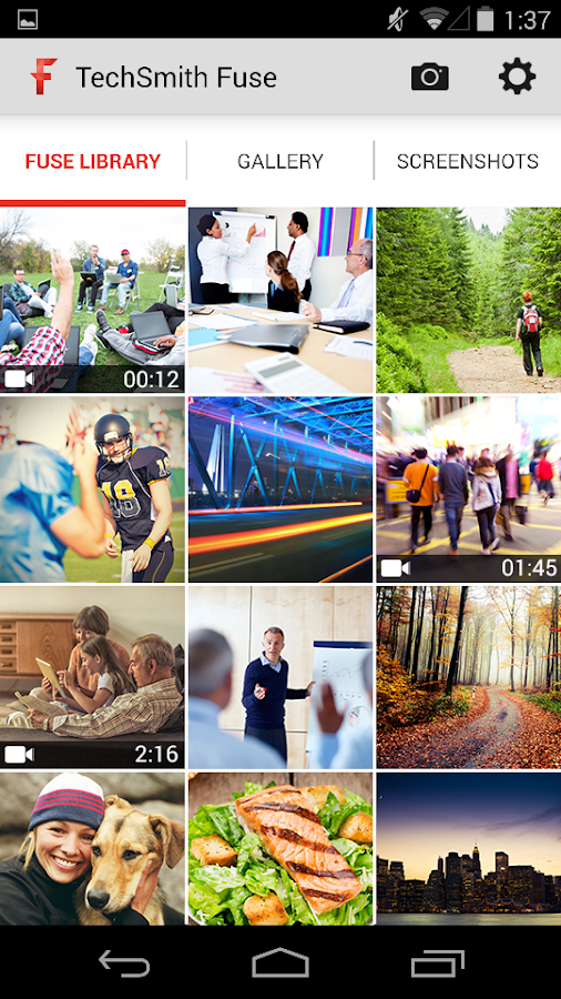 TechSmith Fuse - screenshot