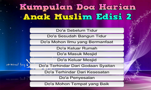 Kumpulan Doa Anak Muslim 2nd