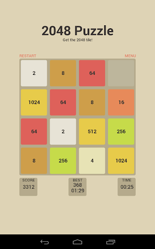 2048 Free Puzzle