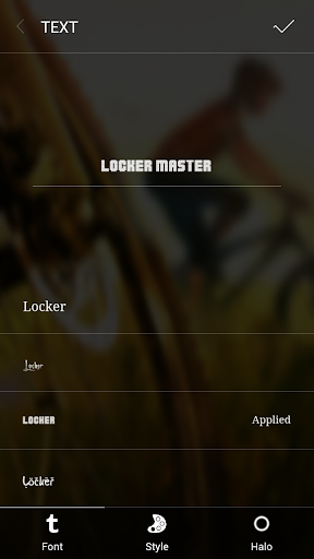 Font style 7 For Locker Master