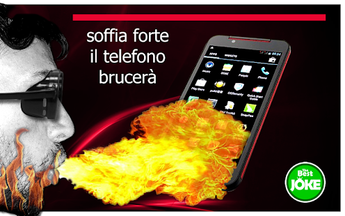 Screenshot dell'applicazione Android Fire Screen