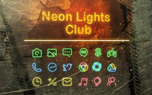 Neon Lignts Club Theme