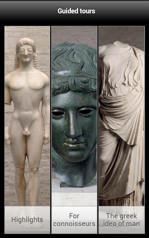Android application Glyptothek Munich Mediaguide screenshort