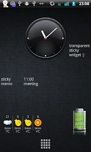 How to install Transparent Sticky Widget 1.4 mod apk for laptop