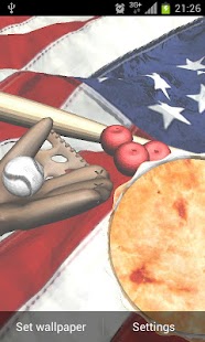 How to install American Flag Apple Pie 3D LWP 1.1 mod apk for android