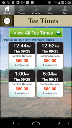 Carolina National Tee Times