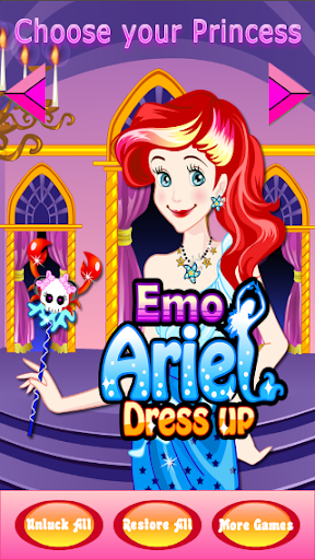 【免費休閒App】Emo Princesses Dress up-APP點子