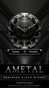 AMETAL Designer Clock Widget Screenshots 6