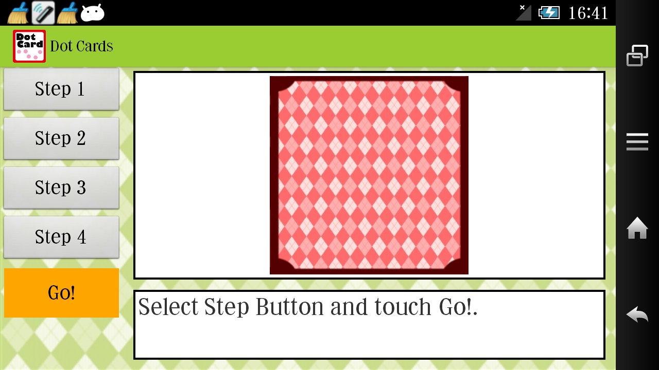 Android application Dot Card Type-B for Babies screenshort