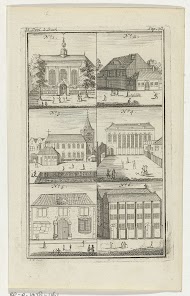 Zes verschillende kerken te Amsterdam