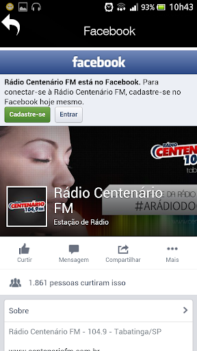 【免費通訊App】Centenário FM - Tabatinga-APP點子