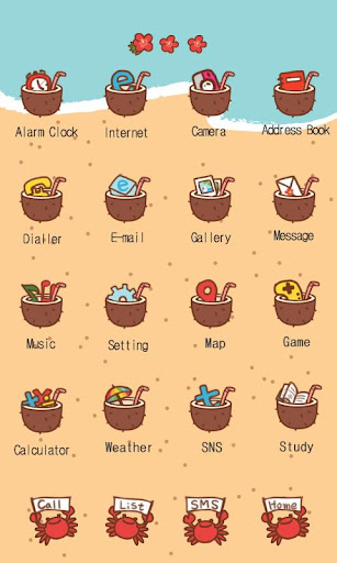 【免費娛樂App】CUKI Theme Hawaiian molang-APP點子