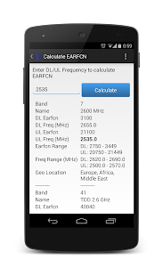 EARFCN Calculator Screenshots 4